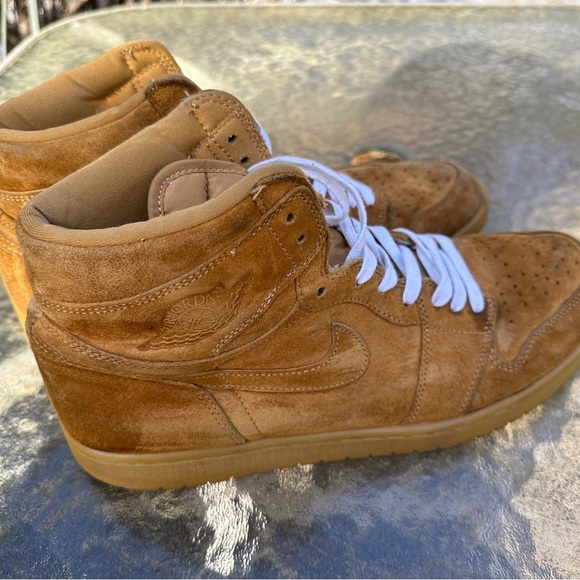 Nike AIR JORDAN I HIGH
WHEAT OG high top Rare size 14 - Picture 10 of 15